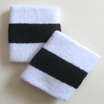 2 Color Striped Wristbands example 1