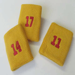 Embroidered Wristbands example 1