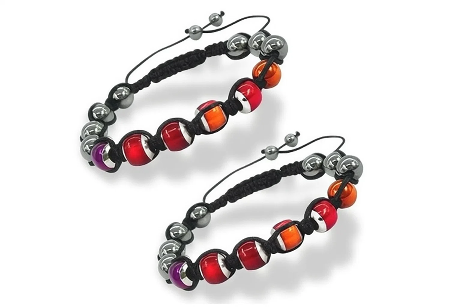 Thermochromic color changing wristbands