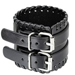 Adjustable leather bracelets