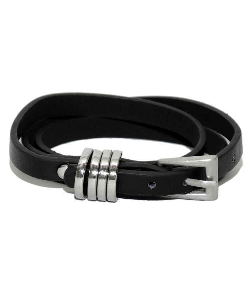Adjustable leather bracelets example 1