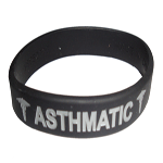 Asthmatic Color Filled Wristbands  example 1