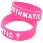 Asthmatic Color Filled Wristbands 