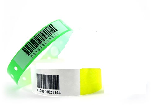Barcode Plastic Wristbands example 3
