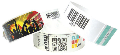 Barcode Plastic Wristbands example 2