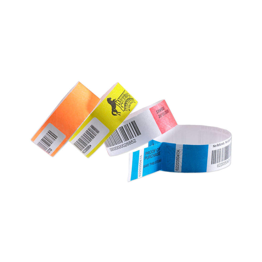 Barcode Plastic Wristbands example 1