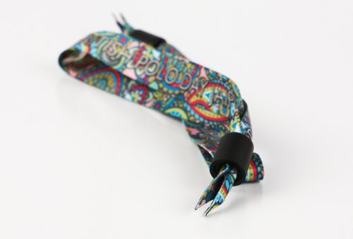 Barrel Lock Fabric wristbands example 1