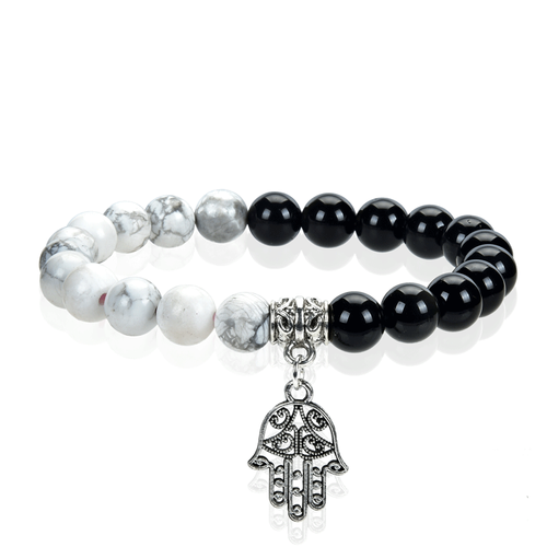 Beaded charm bracelet example 2