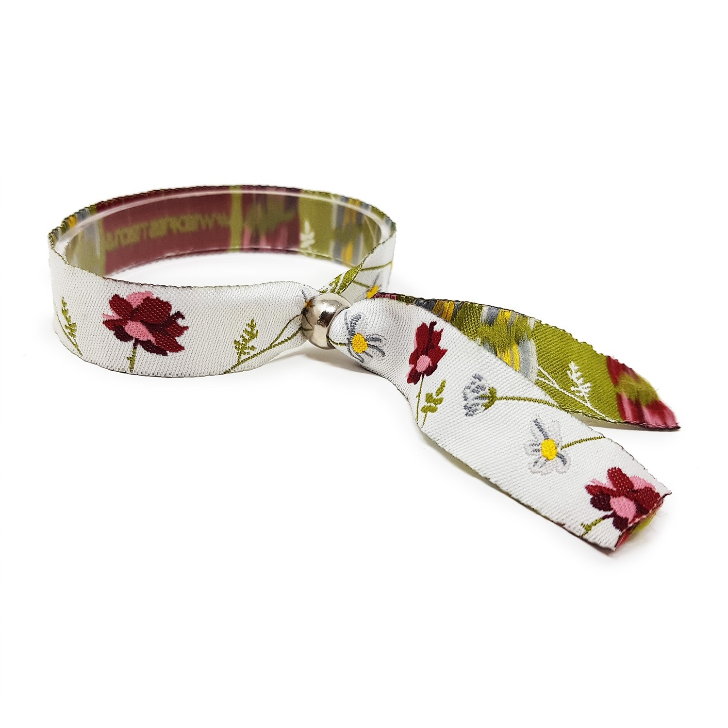 Fabric Adjustable Bead Lock wristbands example 3