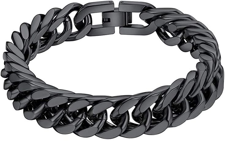 Black metal bracelets example 3