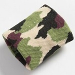 Camouflage print wristbands