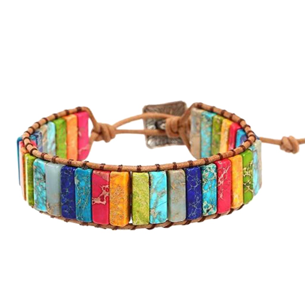 Colour block bracelet example 2