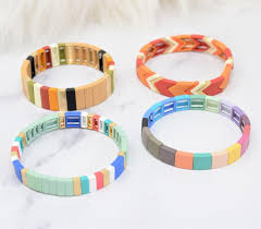 Colour block bracelet example 3