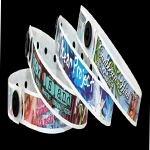 Custom Full Color Plastic Wristbands
