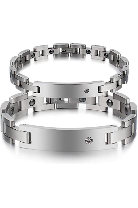Double row magnetic bio health care bracelet example 2