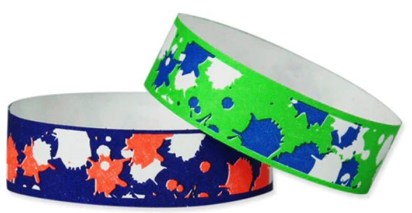 Duplicate Tyvek Wristbands example 1