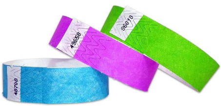 Duplicate Tyvek Wristbands example 2
