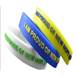 Embossed Printed Wristbands