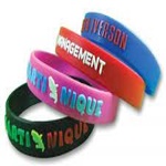Embossed Silicone Bracelets