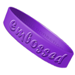 Embossed Wristbands example 2