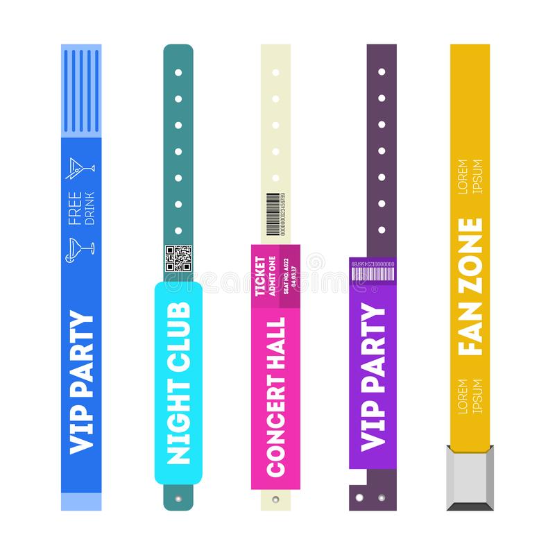 Event Admission wristbands example 2