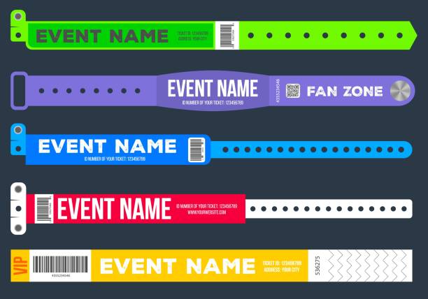 Event Admission wristbands example 1