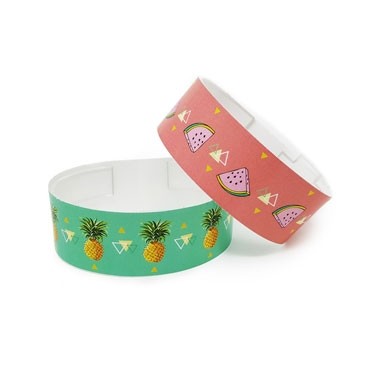 Full Colour Print Chroma wristbands example 1
