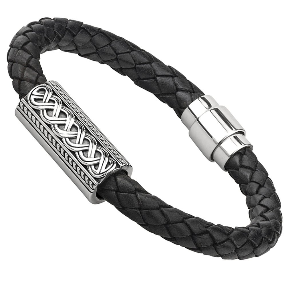 Graphic pattern leather bracelet example 3