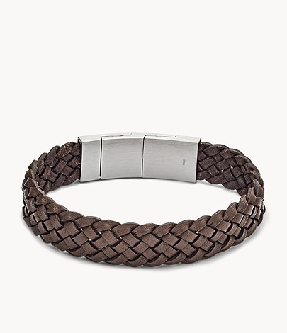 Handmade braided leather bracelet example 3