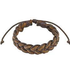 Handmade braided leather bracelet example 1