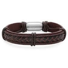 Leather slip on bracelet example 3