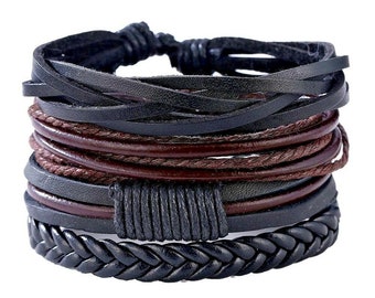 Leather strand bracelet example 2