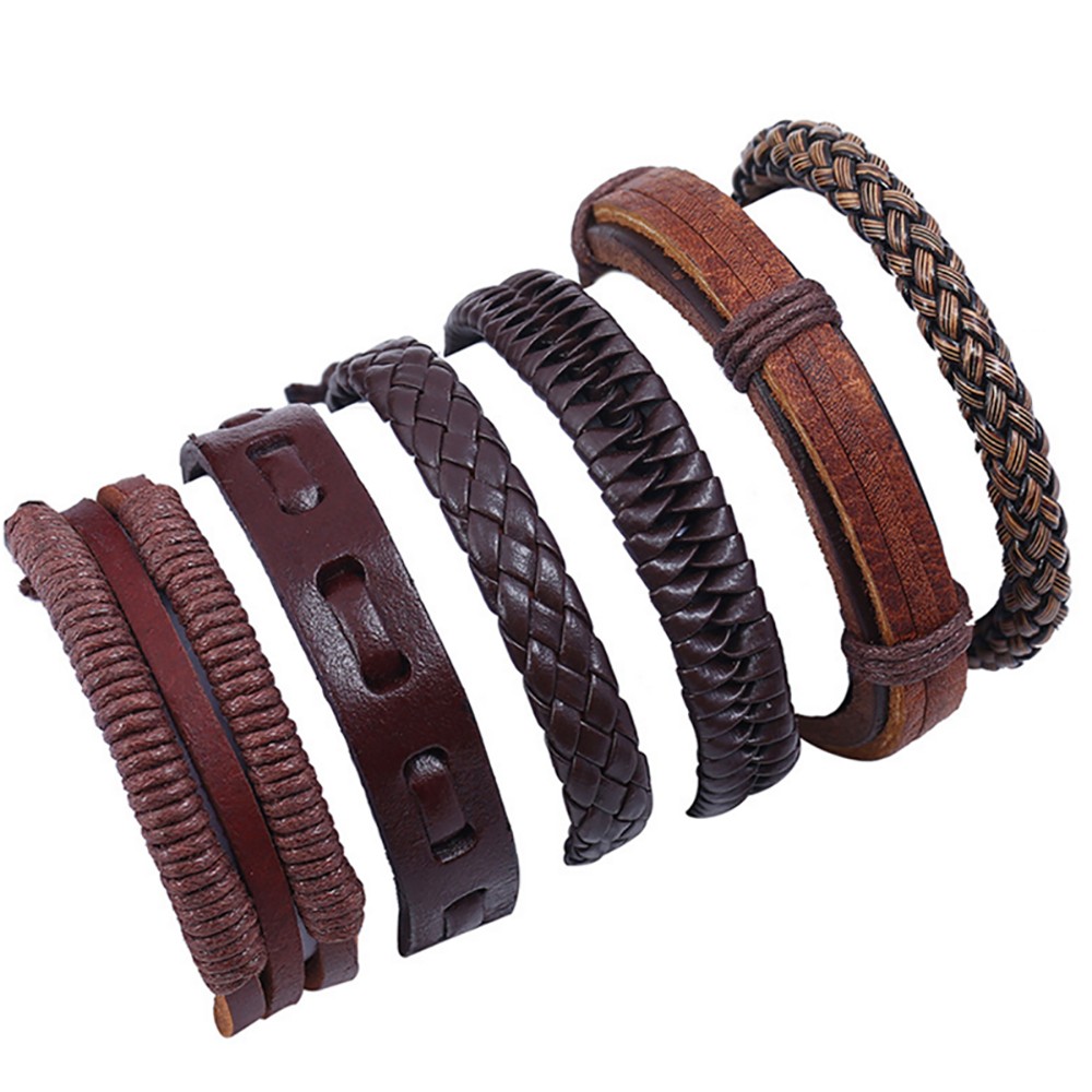 Leather strand bracelet example 1