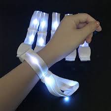 LED RFID Fabric Wristbands example 1