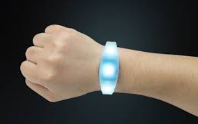 LED RFID Fabric Wristbands example 2