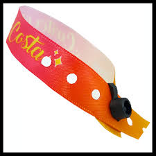 Fabric Loop Lock wristbands example 2