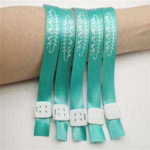 Fabric Loop Lock wristbands example 1