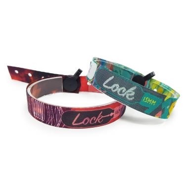 Fabric Loop Lock wristbands example 3