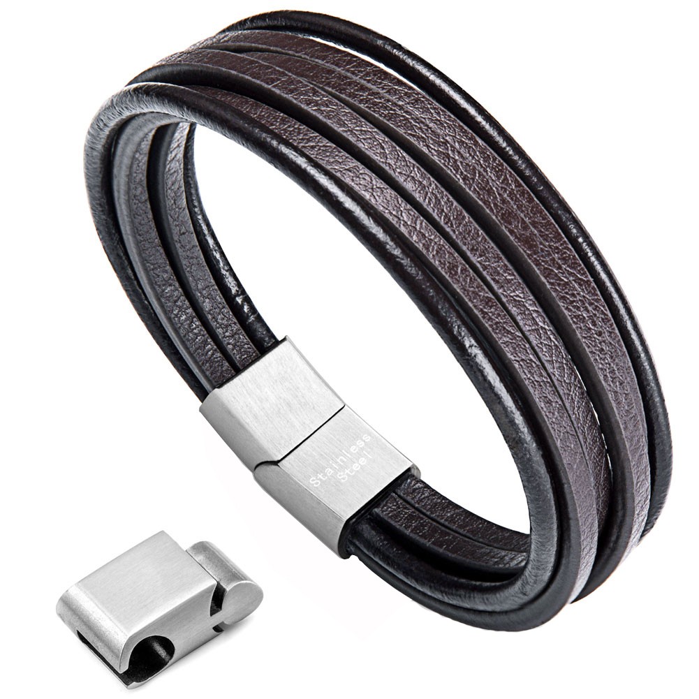 Magnetic clasp wristbands example 1