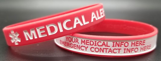 Medical Alert Wristbands example 3