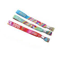Metal Ring Fabric wristbands example 2