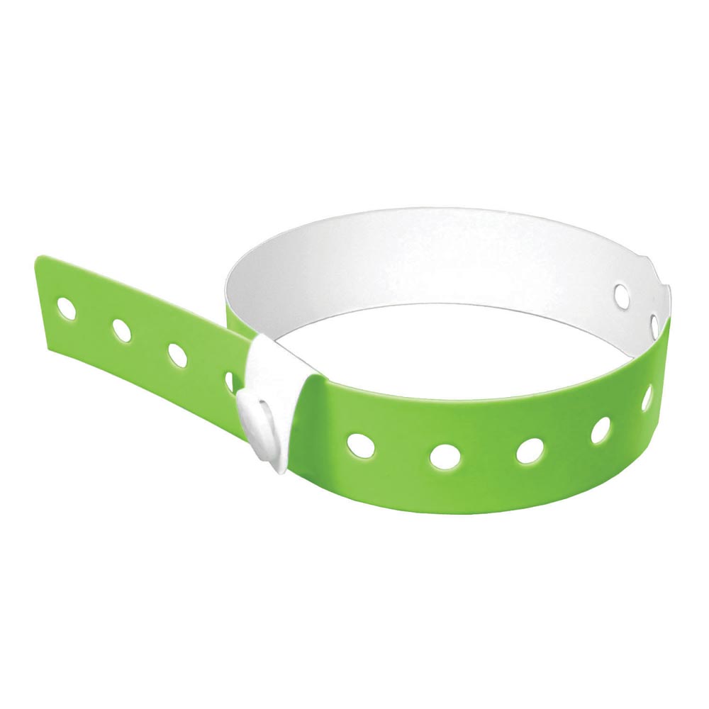 Neon Plastic Wristbands example 1