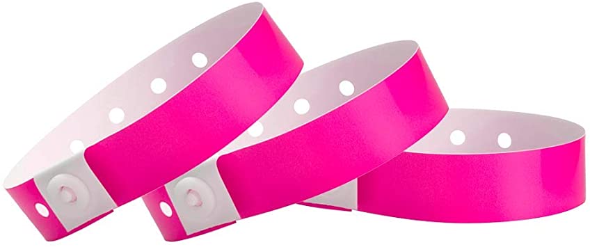 Neon Plastic Wristbands example 3