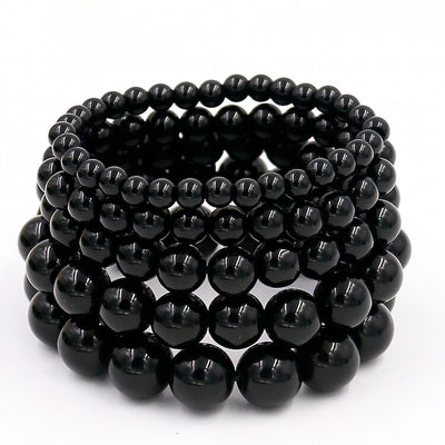 Onyx stone crystal bracelet example 1