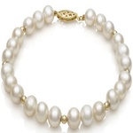 Pearl beaded bracelet