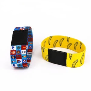 Polyester RFID wristbands example 1