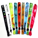 Printed Fabric Wristbands