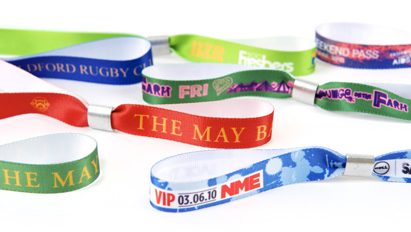 Printed Fabric Wristbands example 1