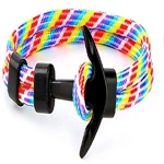 dyed rope strand bracelet