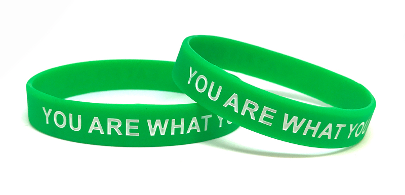 Rubber Ink Injected Bracelets example 1